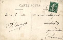 CARTE PHOTO Rugby Coupe US CA 1909 1910