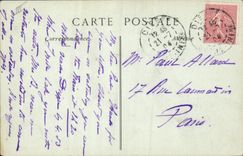 La salida de Dieppe del vapor del barco de la POSTAL de la VENDIMIA el vapor Arundel del servicio de Dieppe tiene New Haven