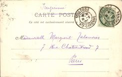 CPA Elephant Souvenir de Barnum et Bailey 