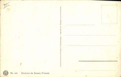 VINTAGE POSTCARD Fantasy Illustrator Robert Surroundings of Sanary