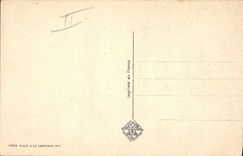 VINTAGE POSTCARD Fantasy Illustrator Rob Vel Children Dog Chick Eagle