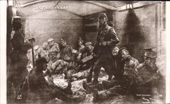 CPA Militaria Les Prisonniers 