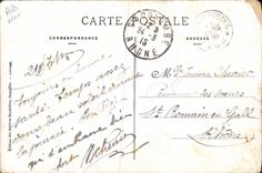VINTAGE POSTCARD Militaria Saint-Die before the German occupation With the collar of Saales German Deserters