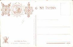 CPA Militaria La journee du poilu 1915