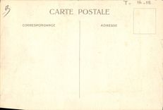 VINTAGE POSTCARD Militaria Union of the shooting clubs of France the hairy ones with the face