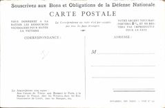 CPA Militaria Bons de Souscription Nationale 