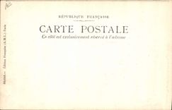 Concierto patriótico francés del escritor satírico político de la POSTAL de la VENDIMIA el Deroulede Marseillaise