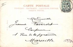 CPA Politique Satirique L'embarras du choix Marianne Alphonse XIII