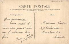 Escritor satírico político Horacio Vernet de la POSTAL de la VENDIMIA