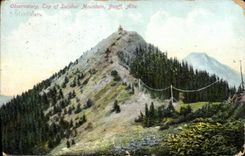 CPA Astronomie Observatory Top of Sulphur Mountain Banff Alta 
