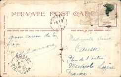 VINTAGE POSTCARD Astronomy Observatory Signal off Sulfur Mountain Banff Alta