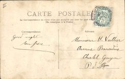 VINTAGE POSTCARD Astronomy Observatory of Puy de Dome Effect of white frost on the lathe