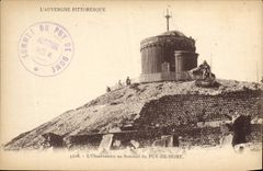 CPA Astronomie Auvergne L'Observatoire au sommet du Puy de Dome 