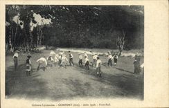 CPA Football Colonie lyonnaise Confort Aout 1908 Football