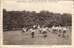 CPA Football Rive de Gier Stade de l'esperance de ND Les jeux du patronage de Mollard 