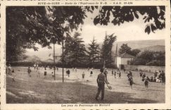 CPA Football Rive de Gier Stade de l'esperance de ND Les jeux du patronage de Mollard