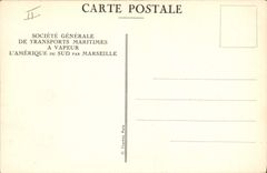 VINTAGE POSTCARD Boat SGTM Alsina Mendoza