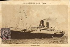 CPA Bateau Messageries Maritimes d'Artagnan Indochine