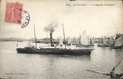 CPA Bateau Le Havre L'Augustin Normand 