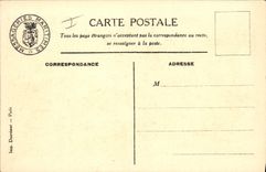 VINTAGE POSTCARD Boat Maritime Transport Aramis 1st class a cabin of great luxury