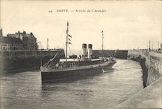 CPA Bateau Dieppe Arrivee de l'Arundel