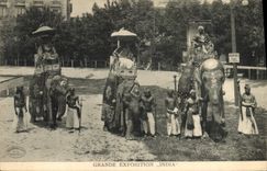 CPA Elephant Grande exposition India