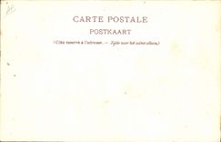 VINTAGE POSTCARD Fantasy Dining Ranot Illustrator the citadel and the church