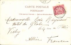 VINTAGE POSTCARD Fantaisie Ranot Illustrator the Scheldt has Burght Bateau