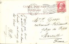 VINTAGE POSTCARD Fantasy Illustrator Ranot Huy the Meuse the collegial one