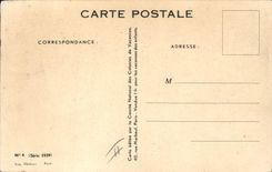 VINTAGE POSTCARD Fantasy Illustrator Redon Child Dogs