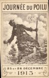 CPA Militaria Journee du Poilu 25 et 26 decembre 1915