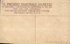 VINTAGE POSTCARD Militaria Populi Consulto Italia Vicit