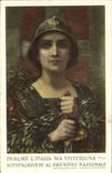 VINTAGE POSTCARD Militaria National loan Italy Italia