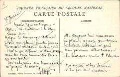 CPA Militaria Secours National Illustrateur