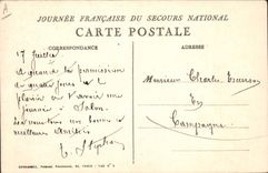 CPA Militaria Secours National Illustrateur