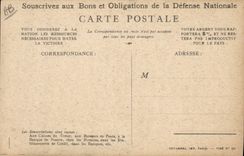 CPA Militaria Bons de Souscription Nationale