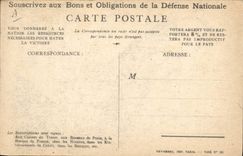 CPA Militaria Bons de Souscription Nationale