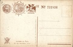 CPA Militaria Journee du Poilu 25 et 26 decembre 1915