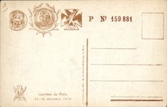 CPA Militaria Journee du Poilu 25 et 26 decembre 1915