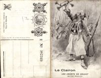 CPA Militaria Le clairon Les chants du soldat Paul Deroulede