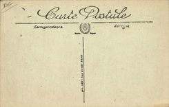 VINTAGE POSTCARD Coach tilling Oxen