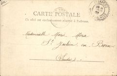 CPA Paysannes des Pyrenees Ane Mule 