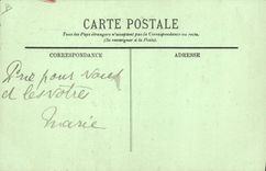 CPA Lourdes Types du pays Ane Mule 