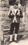 CPA Basses Pyrenees Types d'Ossalois Agneau Mouton