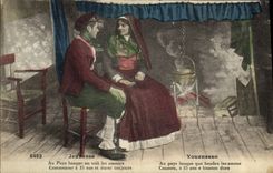 CPA Pyrenees Folklore Jeunesse