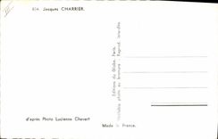 VINTAGE POSTCARD Jacques Cinema To cart Lucienne Chevert