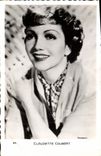 VINTAGE POSTCARD Cinema Claudtte Colbert