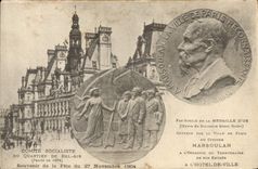 CPA Politique Comite Socialiste du quartie de Bel Air Medaille d'Or Henri Godet Marsoulan 