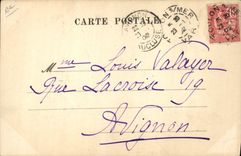 Presidente político de Sr. Kruger del escritor satírico de la POSTAL de la VENDIMIA de la República de Transvaal