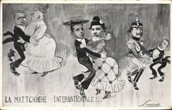 CPA Politique Satirique La mattchiche internationale 